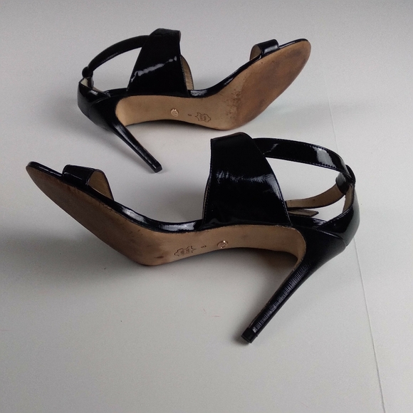 David Charles black patent stilettos size 8 - Picture 7 of 8